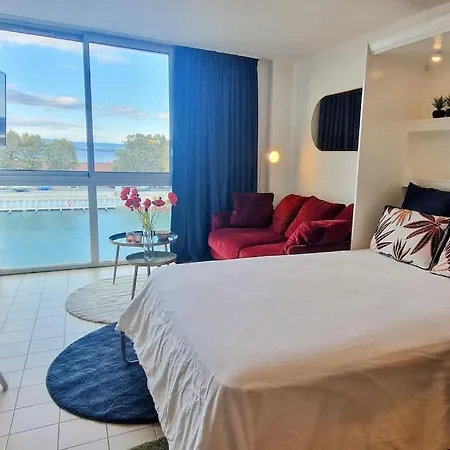 Apartament Le Pavois D'or Renove Avec Gout, Superbe Vue, Proximite Gare Et Centre, Climatisation,