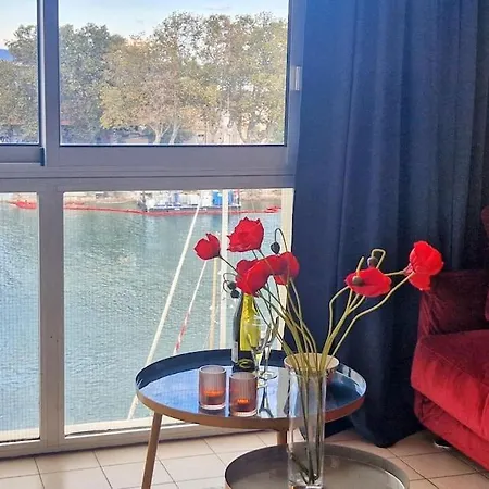 Le Pavois D'or Renove Avec Gout, Superbe Vue, Proximite Gare Et Centre, Climatisation, Sète