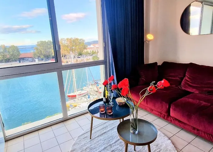 Lejlighed Le Pavois D'or Renove Avec Gout, Superbe Vue, Proximite Gare Et Centre, Climatisation, Sète